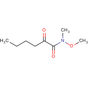 Hexanamide, N-methoxy-N-methyl-2-oxo- molecular structure