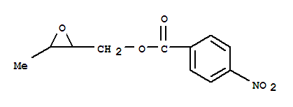 2,3-EPOXYBUTYLESTER-4-NITROBENZOATE molecular structure