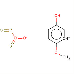 Phenol, 4-methoxy-, hydrogen phosphorodithioate, potassium salt molecular structure