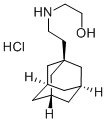 1-(2-(2-Hydroxyethylamino)ethyl)adamantane hydrochloride molecular structure