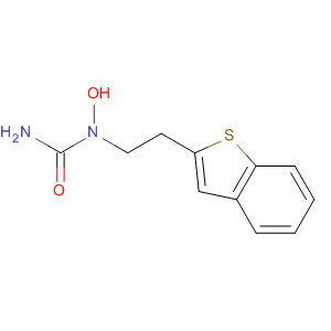 Urea, N-(2-benzo[b]thien-2-ylethyl)-N-hydroxy- molecular structure
