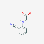 Glycine, N-(2-cyanophenyl)-, methyl ester molecular structure
