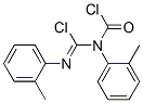 N-(1-Chloro-N-o-tolylformimidoyl)-o-methylcarbaniloyl chloride molecular structure