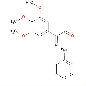 Ethanone, 1-(3,4,5-trimethoxyphenyl)-, phenylhydrazone molecular structure