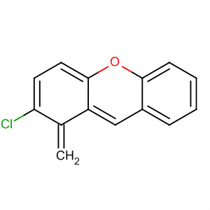 1H-Xanthene, 2-chloro-1-methylene- molecular structure