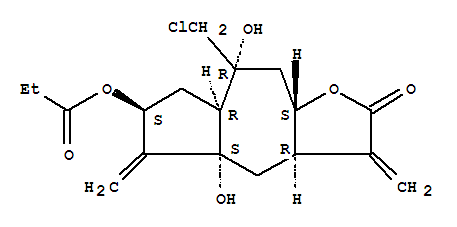 Azuleno[6,5-b]furan-2(3H)-one,8-(chloromethyl)decahydro-4a,8-dihydroxy-3,5-bis(methylene)-6-(1-oxopropoxy)-,[3aR-(3aa,4aa,6b,7aa,8a,9ab)]-