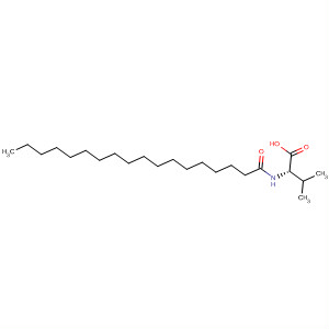 L-Valine, N-(1-oxooctadecyl)- molecular structure