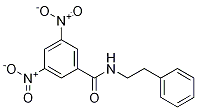 3,5-Dinitro-N-(2-phenylethyl)benzamide molecular structure