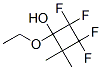 CYCLOBUTANOL,1-ETHOXY-2,2,3,3-TETRAFLUORO-4,4-DIMETHYL- molecular structure