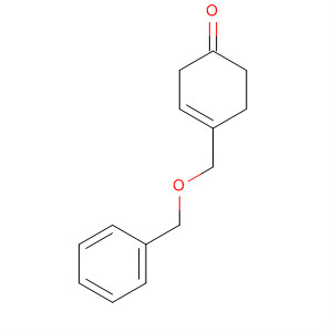 3-Cyclohexen-1-one, 4-[(phenylmethoxy)methyl]- molecular structure