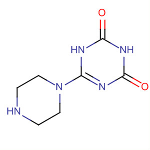 1,3,5-Triazine-2,4(1H,3H)-dione, 6-(1-piperazinyl)-