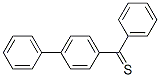 phenyl-(4-phenylphenyl)methanethione molecular structure