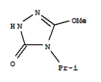 3H-1,2,4-Triazol-3-one,2,4-dihydro-5-methoxy-4-(1-methylethyl)- molecular structure