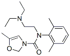 N-(2-diethylaminoethyl)-N-(2,6-dimethylphenyl)-5-methyl-oxazole-3-carb oxamide molecular structure