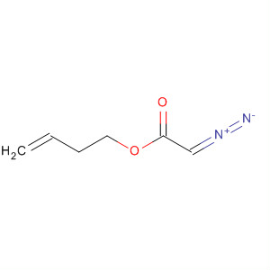 Acetic acid, diazo-, 3-butenyl ester molecular structure