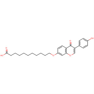 Undecanoic acid,11-[[3-(4-hydroxyphenyl)-4-oxo-4H-1-benzopyran-7-yl]oxy]-