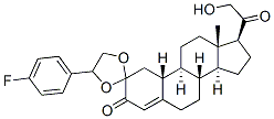 (1-(4-fluorophenyl)(ethylenedioxy))-21-hydroxy-19-norpregn-4-ene-3,20-dione