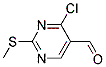 4-Chloro-2-(methylthio)pyrimidine-5-carboxaldehyde