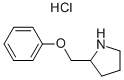 2-(PHENOXYMETHYL)-PYRROLIDINE HYDROCHLORIDE molecular structure