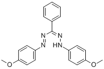 1,5-BIS(4-METHOXYPHENYL)-3-PHENYLFORMAZAN molecular structure