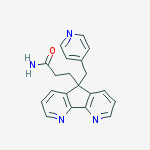 5H-CYCLOPENTA[2,1-B:3,4-B']DIPYRIDINE-5-PROPANAMIDE, 5-(4-PYRIDINYLMETHYL)- (9CI)