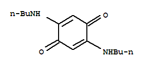 2,5-bis(butylamino)cyclohexa-2,5-diene-1,4-dione molecular structure