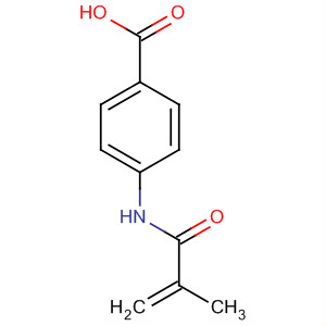Benzoic acid, 4-[(2-methyl-1-oxo-2-propenyl)amino]- molecular structure