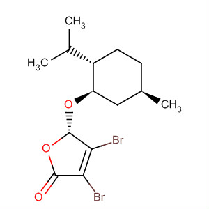 2(5H)-Furanone,3,4-dibromo-5-[[(1R,2S,5R)-5-methyl-2-(1-methylethyl)cyclohexyl]oxy]-,(5S)-
