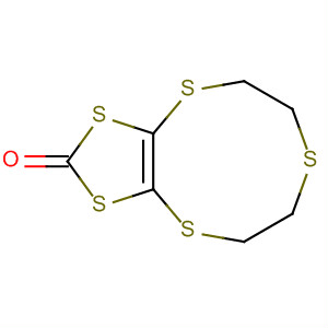 1,3-Dithiolo[4,5-b][1,4,7]trithionin-2-one, 5,6,8,9-tetrahydro- molecular structure