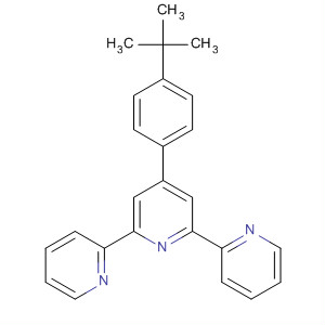 2,2':6',2''-Terpyridine, 4'-[4-(1,1-dimethylethyl)phenyl]- molecular structure