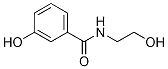 Benzamide, 3-hydroxy-N-(2-hydroxyethyl)- molecular structure