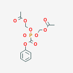 3-oxido-7-oxo-3-(phenoxycarbonyl)-2,4,6-trioxa-3lambda~5~-phosphaoct-1-yl acetate molecular structure