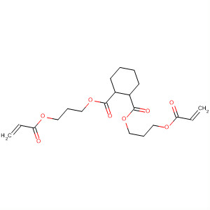 1,2-Cyclohexanedicarboxylic acid, bis[3-[(1-oxo-2-propenyl)oxy]propyl]ester molecular structure