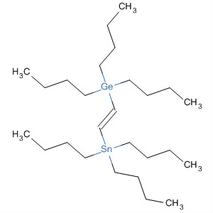 Germane, tributyl[(1E)-2-(tributylstannyl)ethenyl]- molecular structure