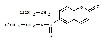 N,N-bis(2-chloroethyl)-2-oxo-2H-chromene-6-carboxamide
