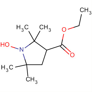 1-Pyrrolidinyloxy, 3-(ethoxycarbonyl)-2,2,5,5-tetramethyl- molecular structure