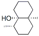 (4alpha,4aalpha,8aalpha)-octahydro-4,8a-dimethyl-4a(2H)-naphthol molecular structure