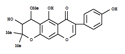 AnagyroidisoflavoneA molecular structure