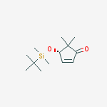 (S)-4-(tert-butyl-dimethyl-silanyloxy)-5,5-dimethyl-cyclopent-2-enone