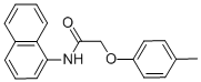 2-(4-methylphenoxy)-N-(1-naphthyl)acetamide molecular structure