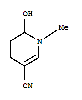 3-Pyridinecarbonitrile,1,4,5,6-tetrahydro-6-hydroxy-1-methyl- molecular structure