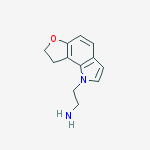 2-(7,8-dihydrofuro[2,3-g]indol-1-yl)ethanamine molecular structure