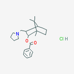 [4,7,7-trimethyl-2-(pyrrolidin-1-ylmethyl)-3-bicyclo[2.2.1]heptanyl] Benzoate;hydrochloride