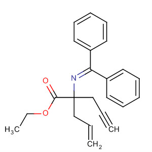 4-Pentenoic acid, 2-[(diphenylmethylene)amino]-2-(2-propynyl)-, ethylester