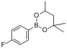 2-(4-FLUOROPHENYL)-4,4,6-TRIMETHYL-1,3,2-DIOXABORINATE molecular structure