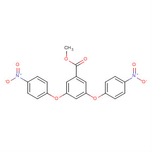 Benzoic acid, 3,5-bis(4-nitrophenoxy)-, methyl ester molecular structure