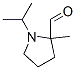 2-PYRROLIDINECARBOXALDEHYDE,2-METHYL-1-(ISOPROPYL)- molecular structure