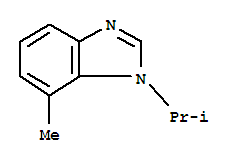 1H-Benzimidazole,7-methyl-1-(1-methylethyl)- molecular structure