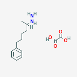 OXALIC ACID; 6-PHENYLHEXAN-2-YLHYDRAZINE molecular structure