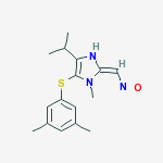 5-(3,5-DIMETHYLPHENYLTHIO)-4-ISOPROPYL-1-METHYL-1H-IMIDAZOLE-2-CARBALDEHYDE OXIME